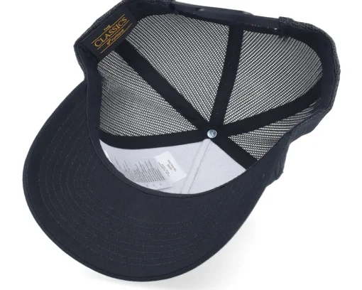 Trucker-Hatstore Kalmar HC Black/Stealth Grey Patch A-frame Black Trucker -