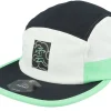 5-Panel-Kumo Kanji Box Cloud Cloudfit White/Black/Teal 5-panel -