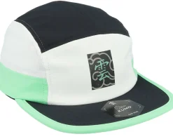 5-Panel-Kumo Kanji Box Cloud Cloudfit White/Black/Teal 5-panel -