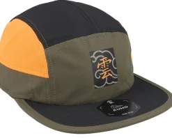 5-Panel-Kumo Kanji Box Cloud Cloudfit Olive/Black/Orange 5-Panel -