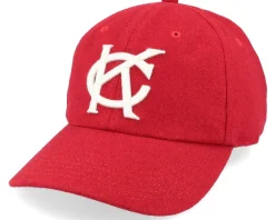 Dad Cap-American Needle Kansas City Monarchs Archive Legend Red Dad Cap -