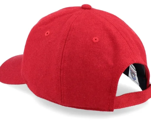 Dad Cap-American Needle Kansas City Monarchs Archive Legend Red Dad Cap -