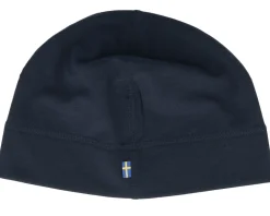 Traditional Beanies-Fjällräven Keb Fleece Hat Dark Navy Beanie - Blue