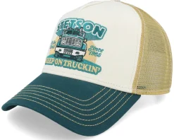 Trucker-Stetson Keep On Trucking Green/Sand Trucker -