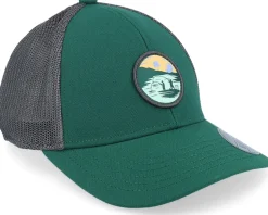 Clearance Black Clover Kelce Green W Charcoal Mesh W Patch Trucker -