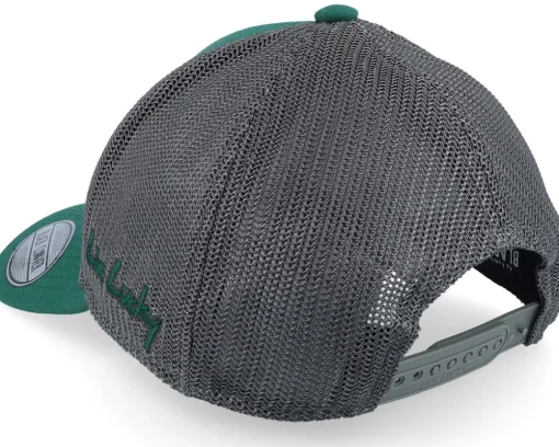 Clearance Black Clover Kelce Green W Charcoal Mesh W Patch Trucker -