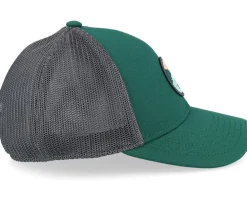 Clearance Black Clover Kelce Green W Charcoal Mesh W Patch Trucker -