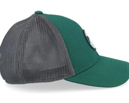 Clearance Black Clover Kelce Green W Charcoal Mesh W Patch Trucker -