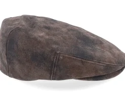 Fashion Stetson Kent Ef Pigskin Brown Earflap Flatcap -