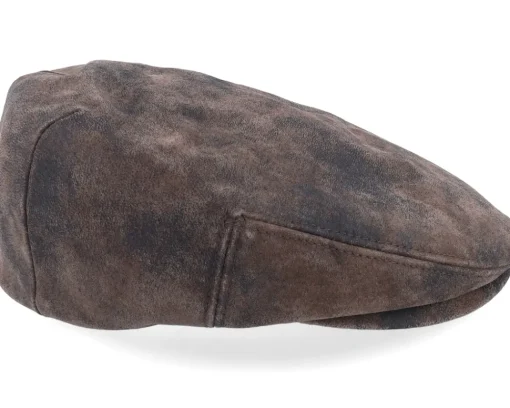 Fashion Stetson Kent Ef Pigskin Brown Earflap Flatcap -