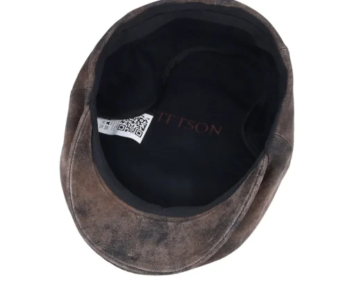 Fashion Stetson Kent Ef Pigskin Brown Earflap Flatcap -
