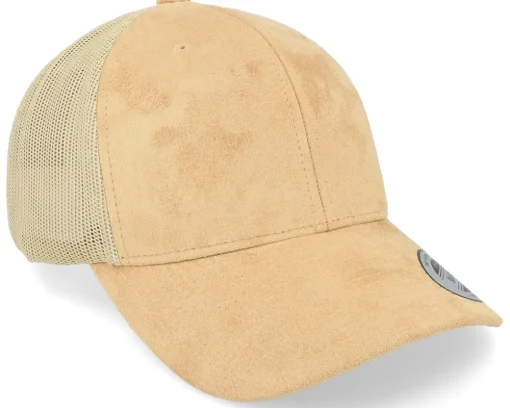 Best Yupoong Khaki Suede Trucker - Beige