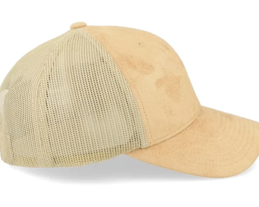 Best Yupoong Khaki Suede Trucker - Beige