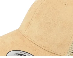 Best Yupoong Khaki Suede Trucker - Beige