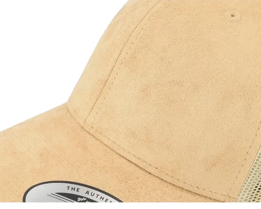Best Yupoong Khaki Suede Trucker - Beige
