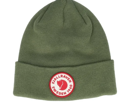 Fashion Fjällräven Kids 1960 Logo Hat Caper Cuff - Green