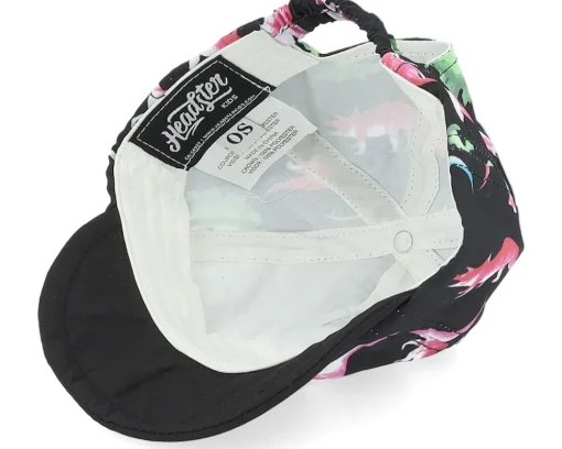 Sale Headster Kids 0-6 Months Dino Short Brim Black Adjustable -