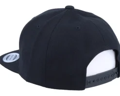 Kids-Kiddo Cap Kids A Letter 3D Black Snapback -
