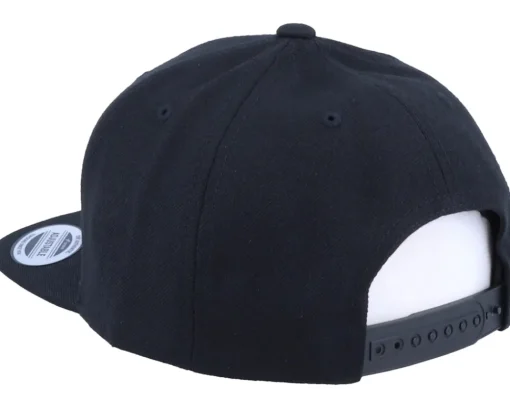 Kids-Kiddo Cap Kids A Letter 3D Black Snapback -