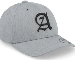 Adjustable-Kiddo Cap Kids A Letter 3d Heather Adjustable - Grey