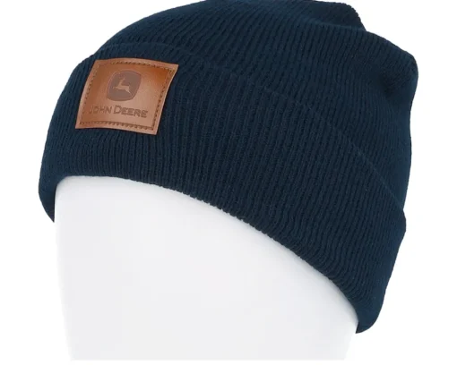 Kids-John Deere Kids Acrylic Knit Beanie Navy Cuff -