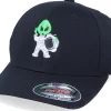 Clearance Kiddo Cap Kids Alien Astronaut Black Flexfit -