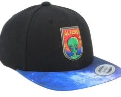 Snapback-Kiddo Cap Kids Aliens Logo Black/Space Snapback -