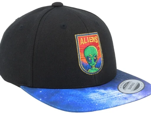 Snapback-Kiddo Cap Kids Aliens Logo Black/Space Snapback -