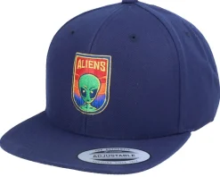 Snapback-Kiddo Cap Kids Aliens Logo Navy Snapback -