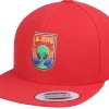 Kids-Kiddo Cap Kids Aliens Logo Red Snapback -