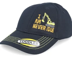 New John Deere Kids All Twill Never Idle Black Adjustable -