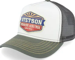 Trucker | Kids-Stetson Kids American Heritage Sun Green/White Trucker -