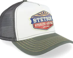 Trucker | Kids-Stetson Kids American Heritage Sun Green/White Trucker -