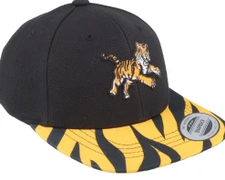 Snapback | Kids-Kiddo Cap Kids Attacking Tiger Black/Tiger Snapback -