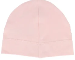 Traditional Beanies-Babybugz Kids Baby Engraved Suede Patch Powder Beanie - Pink