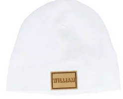 Traditional Beanies-Babybugz Kids Baby Engraved Suede Patch Powder Beanie - Pink