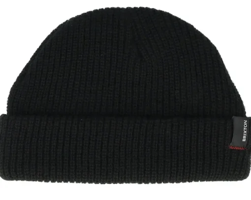 Cuff Beanies-Brixton Kids Baby Heist Beanie Black Cuff -