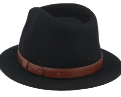 Discount Brixton Kids Baby Messer Black Fedora -