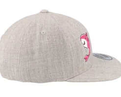 Snapback | Kids-Kiddo Cap Kids Baby Shark Heather Snapback - Grey