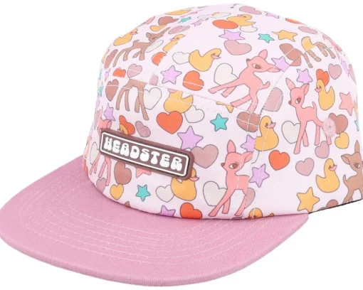 Sale Headster Kids Bambi Pink Marshmallow 5-Panel -