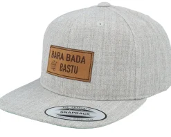 Snapback-Kiddo Cap Kids Bara Bada Bastu Engraved Heather Grey Snapback -