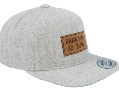 Snapback-Kiddo Cap Kids Bara Bada Bastu Engraved Heather Grey Snapback -