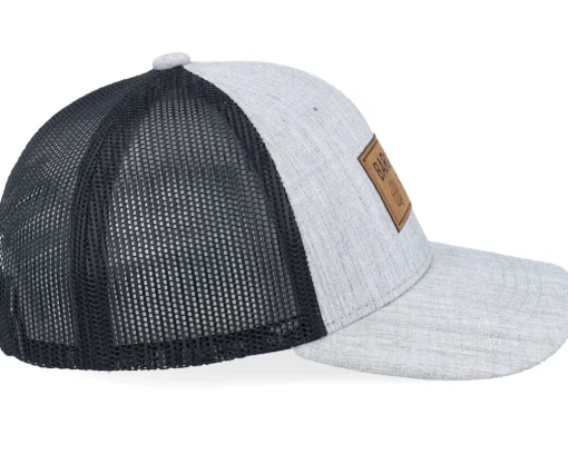 Trucker | Kids-Kiddo Cap Kids Bara Bada Bastu Engraved Heather Grey/Black Trucker -