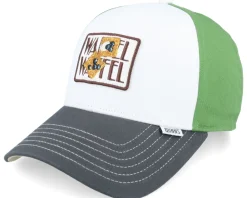 Hot Djinns Kids Basic Cap Food Waffle White Adjustable -