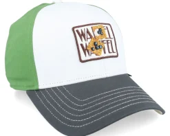 Hot Djinns Kids Basic Cap Food Waffle White Adjustable -