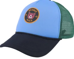 Clearance Headster Kids Bearly Wild Hat Iguana Green Trucker -