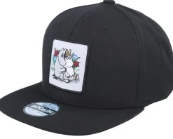 Snapback-Moomin Kids Best Friends Black Snapback -