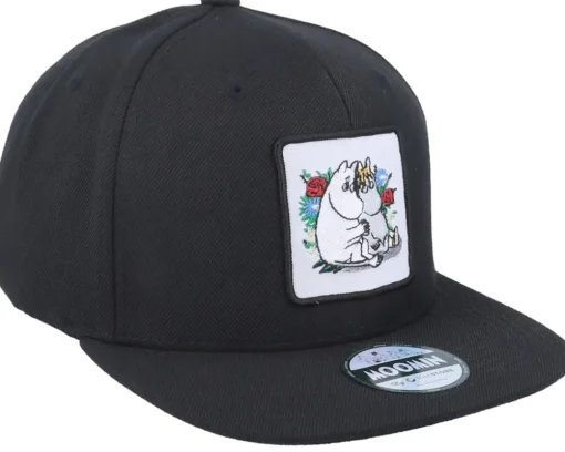 Snapback-Moomin Kids Best Friends Black Snapback -