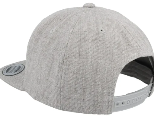 Kids-Kiddo Cap Kids Best Old English 3d Heather Snapback - Grey
