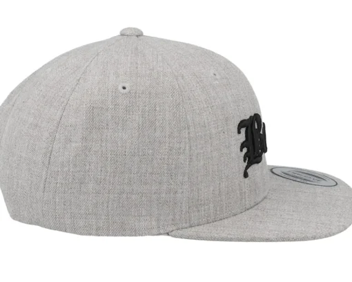 Kids-Kiddo Cap Kids Best Old English 3d Heather Snapback - Grey